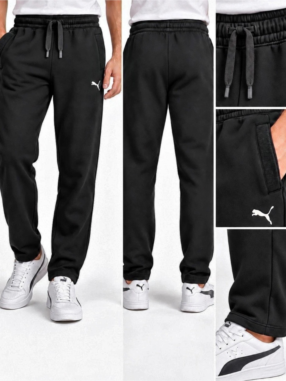 PUMA Men’s LARGE Fleece Sweatpants